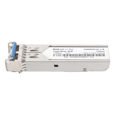Transceptor SFP / 1Gbps / LC Monomodo / 1310nm / 20km / -40°C a 75°C / Paquete 10 piezas