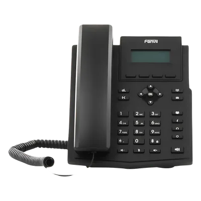 Teléfono IP / 2 Líneas SIP / Pantalla LCD 2.3" / Audio HD G.722 y Opus / Conferencia 6 Vías / PoE 802.3af / Puertos Ethernet Duales Gigabit / Soporte EHS
