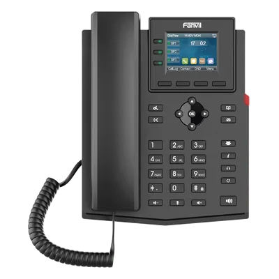 Teléfono IP Wi-Fi / 4 Líneas SIP / Pantalla LCD Color 2.4" / Wi-Fi Dual 2.4/5 GHz / PoE / Audio HD