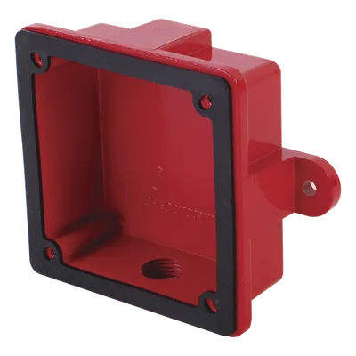 Caja de Montaje / 24VDC / 100mA / 96dB@10ft / UL-464 NFPA72 / Interior-Exterior / 4.25x4.25x1.5in