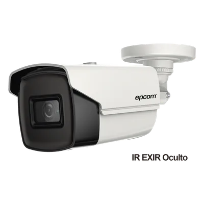 Bala TURBOHD / 4K 8.29 MP / Gran Angular 102.9° / Lente 2.8 mm / IR EXIR 60 m / Exterior IP67 / dWDR / -40°C a 60°C