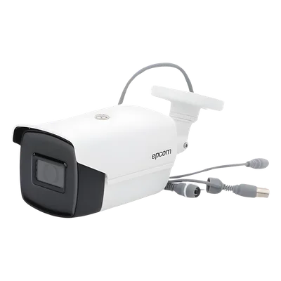 Bala TURBOHD / 4K 8.29 MP / Gran Angular 102.9° / Lente 2.8 mm / IR EXIR 60 m / Exterior IP67 / dWDR / -40°C a 60°C
