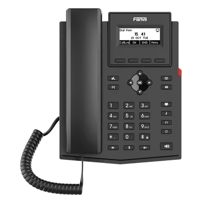 Teléfono IP / 2 Líneas SIP / Wi-Fi 802.11b/g/n Dual Band / Pantalla LCD 2.3" / Códec Opus / Conferencia 6 Vías / Puertos 10/100M
