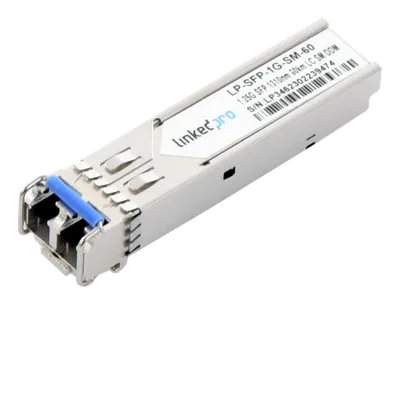 Transceptor SFP / Monomodo 1310 nm / 1.25 Gbps / 1000BASE-EX / LC/UPC Dúplex / DDM / 60 km (196.9 ft)