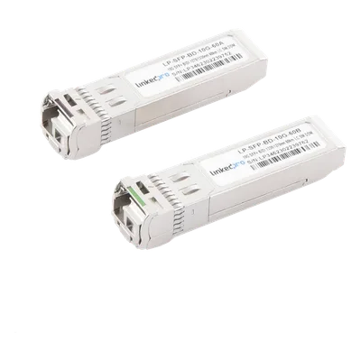 Transceptor Óptico SFP+ / 10 Gbps / Monomodo / Bidireccional 1270/1330 nm / Alcance 60 km (196.8 ft) / LC/UPC Simplex / DDM