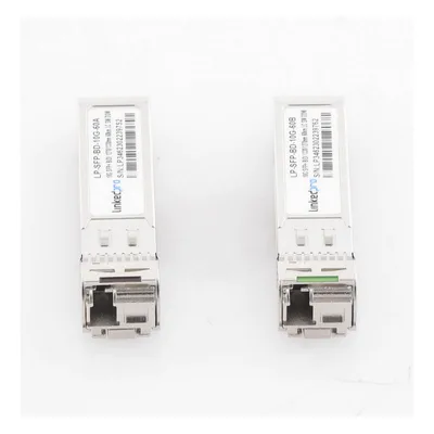 Transceptor Óptico SFP+ / 10 Gbps / Monomodo / Bidireccional 1270/1330 nm / Alcance 60 km (196.8 ft) / LC/UPC Simplex / DDM