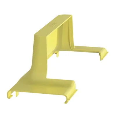 Tapa de Bajada Vertical / Canaleta FiberRunner 4X4 / Radio de Curvatura 50.8 mm / ABS de Alta Resistencia / Color Amarillo