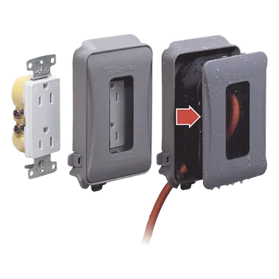 Cubierta impermeable / 1 entrada / Montaje horizontal-vertical / Servicio pesado / Expandible / 74.41 in³ / NEMA 3R / 6.14 x 4.04 x 3 in