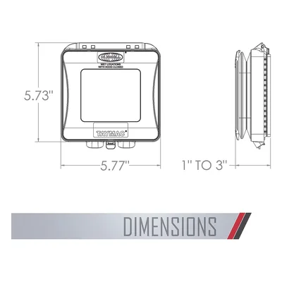 Cubierta Impermeable / 2 Entradas / Montaje Vertical / Servicio Pesado / Expandible / 6.15 x 5.77 in / NEMA 3R / 106.45 in³