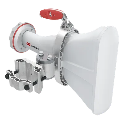 Antena Sectorial Asimétrica / 60° Azimut / 25° Elevación / 17 dBi / Rango 5180-6000 MHz / Conector TwistPort / Montaje Reversible