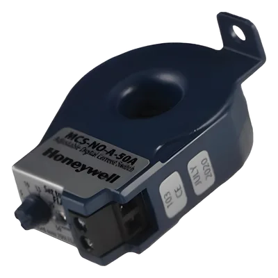 Interruptor de corriente / Núcleo micro-sólido ajustable / 0.75-50 A / Salida N.A. / Detección de fallas en motores y ventiladores