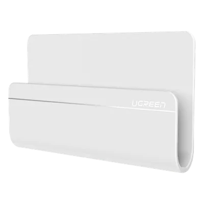 Soporte de Pared Adhesivo / Compatible Dispositivos 165×81×26.5 mm / Adhesivo 3M / Gestión de Cables / Material ABS / Color Blanco