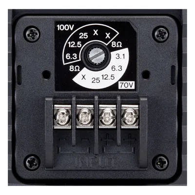 Altavoz de Montaje en Pared / 2 Vías / Woofer 6.5 in (16.5 cm) / Tweeter 1 in (2.54 cm) / IPX3 / 70/100V / 8 Ohms / Color Blanco / Par