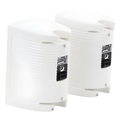 Altavoz de Montaje en Pared / 2 Vías / Woofer 6.5 in (16.5 cm) / Tweeter 1 in (2.54 cm) / IPX3 / 70/100V / 8 Ohms / Color Blanco / Par