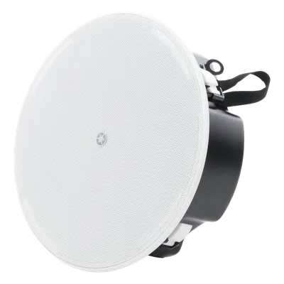 Altavoz de Techo Coaxial / 2 Vías 6.5" / 25W RMS / 70V/100V / 16 Ohms / 89 dB / Montaje en Plafón