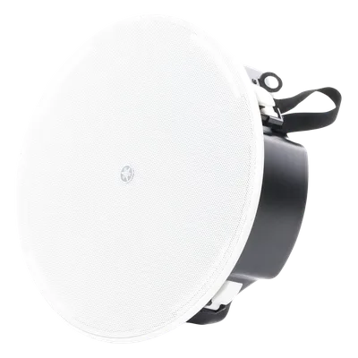 Altavoz de Techo Coaxial / 2 Vías 8" (20.3 cm) / 25W RMS / 70V/100V / 91 dB / Frecuencia 96 Hz - 20 kHz / Montaje en Plafón