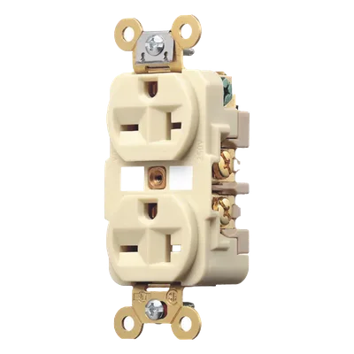 Contacto Dúplex Industrial / 20 A / 250 V / 2 Polos 3 Hilos / NEMA 6-20R / Grado Industrial / Interior Seco