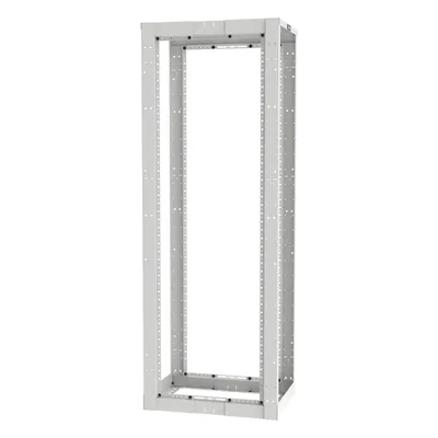 Rack de Cuatro Postes / 45 Unidades de Rack / Profundidad Ajustable 584.2 a 1066.8 mm (23 a 42 in) / Carga Estática 907.2 kg (2000 lbs) / Rieles Roscados #12-24 / Color Blanco