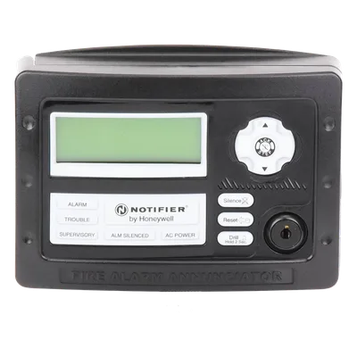 Anunciador Serial LCD / 80 Caracteres / ANN-Bus / 1800 m (5905.5 ft) / 18 a 28 VDC / Controles con Llave