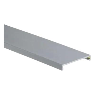 Tapa para Canaleta Ranurada / 0.75 in / 6 ft / 1.83 m / Gris Claro