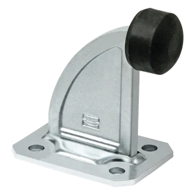 Tope de Paro / Acero Galvanizado con Tapón Nylon / Impacto 200 kg / 0.72 kg / Fijación por Taquetes