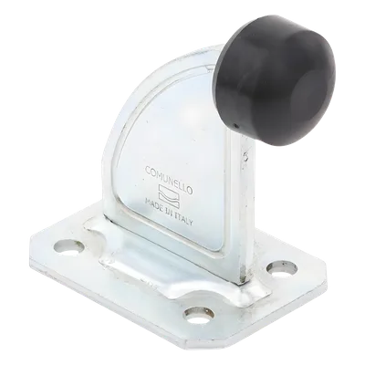 Tope de Paro / Acero Galvanizado con Tapón Nylon / Impacto 200 kg / 0.72 kg / Fijación por Taquetes
