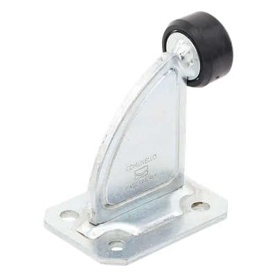 Tope de Paro / Acero Galvanizado con Tapón Nylon / Impacto 200 kg / 0.72 kg / Fijación por Taquetes