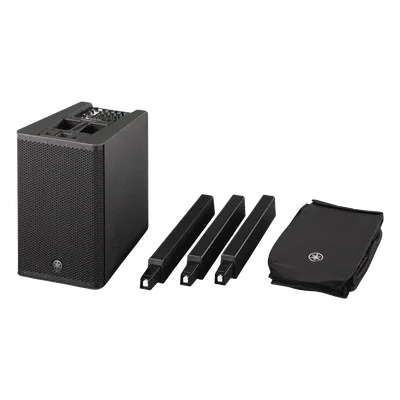 Sistema PA Portátil Todo en Uno / Woofer 12" / Altavoz Lineal 10 x 1.5" / Amplificador 1000 W / Cobertura 170°H x 30°V / Bluetooth / Consola 5 Canales