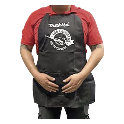 Mandil de Lienzo / Algodón 100% / 0.5 kg / Transpirable / Bolsillo Frontal