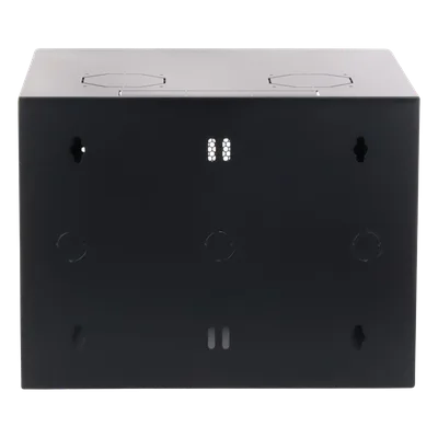 Gabinete de Pared 19" / 6 UR / Puerta Perforada 62% Ventilación / Postes Ajustables 222-326 mm / Carga 60 kg / Interior