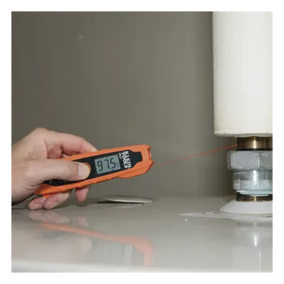Kit Prueba HVAC / Multímetro Gancho TRMS / Termómetro Dual IR -40 a 300 °C / Detector NCVT 12-1000V CA / Ciclo Servicio / Linterna
