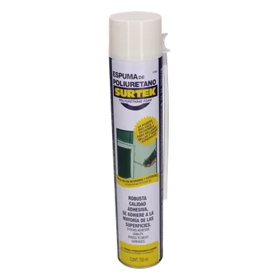 Espuma de Poliuretano / Capacidad 750 ml / Aplicación Invertida / Multiusos / NOM 018 STPS 2015