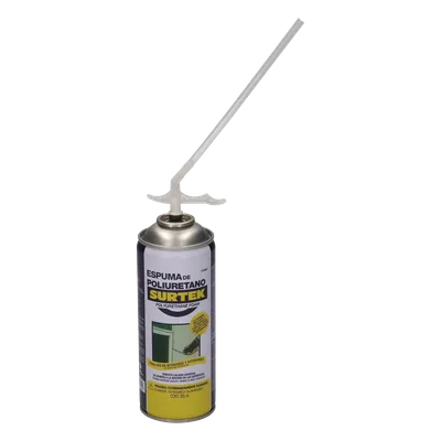 Espuma de Poliuretano / Capacidad 300 ml / Válvula de una sola aplicación / Multiusos / Resistente a temperatura y agua