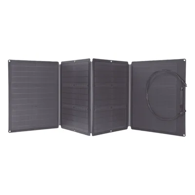 Módulo Solar Portátil y Flexible de 100W Recomendado para Estaciones Portátiles EFD330, EFD350 ó EFD500 / Ajuste de Ángulo / Carga Eficiente / Incluye Cable XT60 a MC4