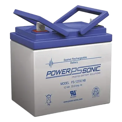 Batería de Respaldo AGM/VRLA / 12V / 33 Ah / Terminales NB3 / 5 Años Vida Útil / Sellada Libre de Mantenimiento
