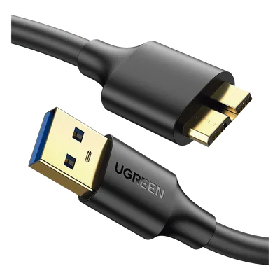 Cable Adaptador USB-A a Micro USB-B / USB 3.0 / 5 Gbps / 0.5 m (1.64 ft) / Carga y Sincronización / Blindaje Múltiple / 22 AWG