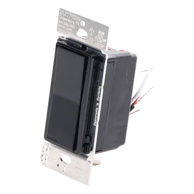 Interruptor Inteligente de Pared / On/Off No Regulable / 120 V / 5 A LED / 600 W Incandescente / 3 A Ventiladores / Control Pico y Smart Hub / Negro