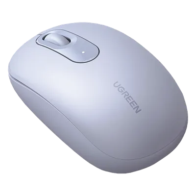 Mouse Inalámbrico / 2.4 GHz / 800-2400 DPI / Alcance 10 m (32.8 ft) / 3 Botones Silenciosos / Ergonómico / Dusty Blue