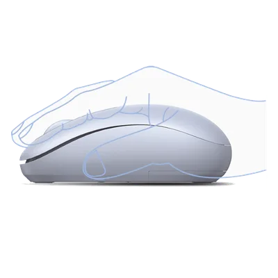 Mouse Inalámbrico / 2.4 GHz / 800-2400 DPI / Alcance 10 m (32.8 ft) / 3 Botones Silenciosos / Ergonómico / Dusty Blue