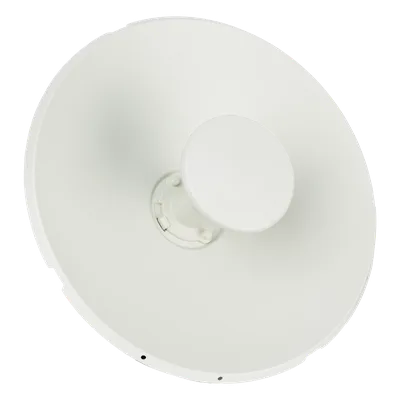 Antena direccional tipo plato / 25 dBi / 5.150-7.125 GHz / MIMO 2X2 dual-pol / IP67 / 7° haz / Acero con pintura en polvo