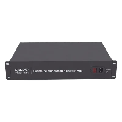 Fuente de Alimentación RACK / 16 Puertos / 480 W / 24 Vca / 20 A Total / 1.25 A Administrado por Canal / 19"