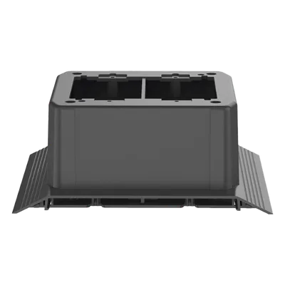 Caja de Conexión de Piso / 4 Vías / Carga 907 kg / PVC Rígido / ADA / 165.1x176.1x69.7 mm