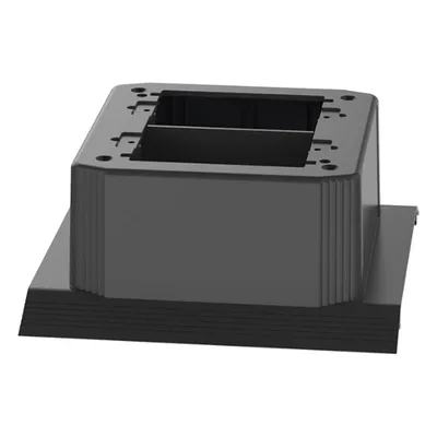 Caja de Conexión de Piso / 4 Vías / Carga 907 kg / PVC Rígido / ADA / 165.1x176.1x69.7 mm