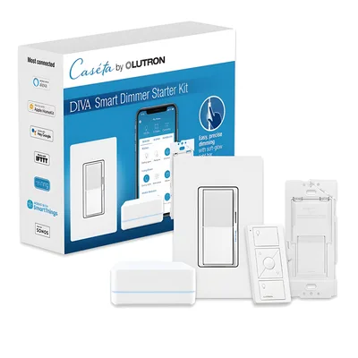 Kit de Inicio Smart Home / Atenuador Sin Neutro 150 W LED / 600 W Incandescente / Hub y Control Remoto / Compatible Apple HomeKit
