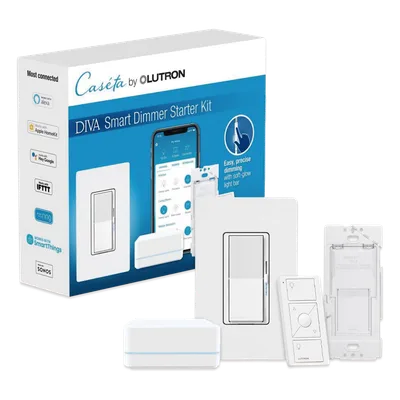 Kit de Inicio Smart Home / Atenuador Sin Neutro 150 W LED / 600 W Incandescente / Hub y Control Remoto / Compatible Apple HomeKit
