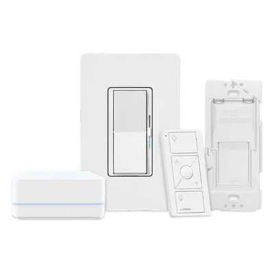 Kit de Inicio Smart Home / Atenuador Sin Neutro 150 W LED / 600 W Incandescente / Hub y Control Remoto / Compatible Apple HomeKit