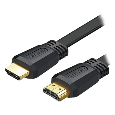 Cable HDMI 2.0 Plano de 5 Metros (16.40 Pies) / 4K@60Hz / HDR / 3D / HEC (Canal Ethernet HDMI) / ARC (Canal de Retorno de Audio) / Color Profundo de 48 Bits / Audio de 32 Canales / HDCP / Audio Dolby 