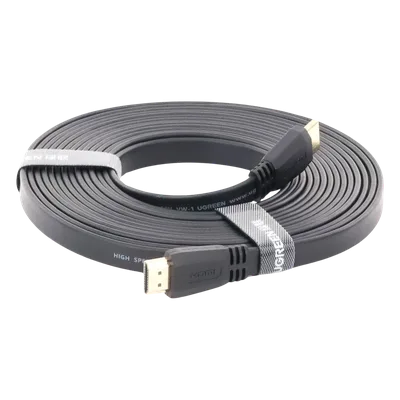 Cable HDMI 2.0 Plano de 5 Metros (16.40 Pies) / 4K@60Hz / HDR / 3D / HEC (Canal Ethernet HDMI) / ARC (Canal de Retorno de Audio) / Color Profundo de 48 Bits / Audio de 32 Canales / HDCP / Audio Dolby
