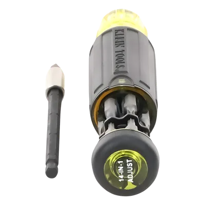 Desarmador multipunto / Longitud ajustable / 14 en 1 / Barra de impacto removible / Cushion-grip