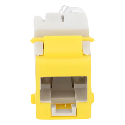 Jack Keystone / Cat5e UTP / Impacto 110 / T568A-B / -10 a 60°C / Amarillo